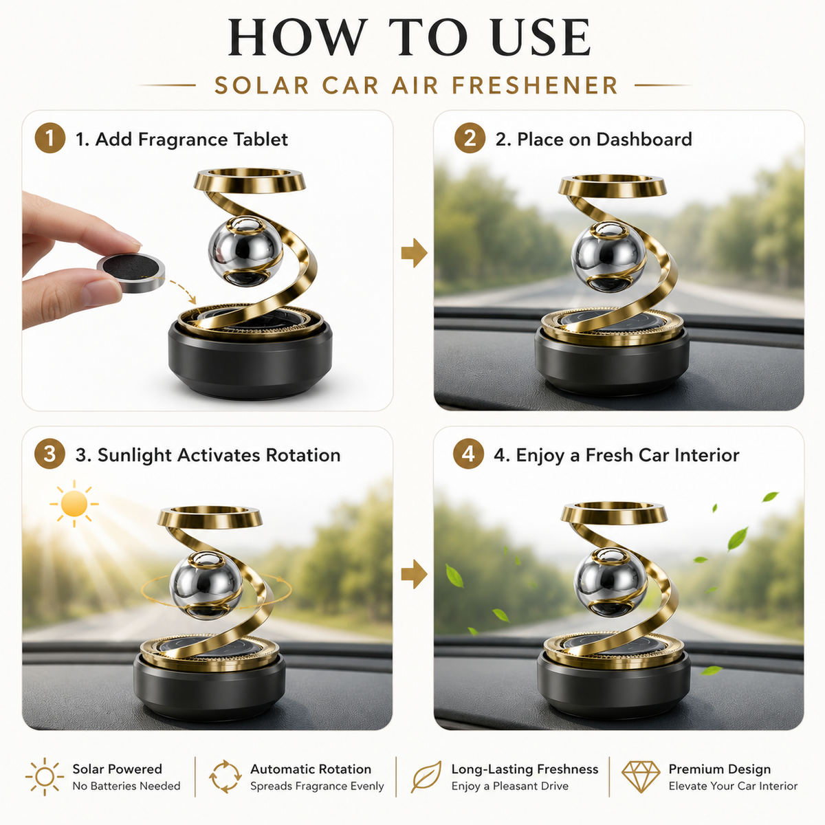 SolarDrift Aroma Spinner