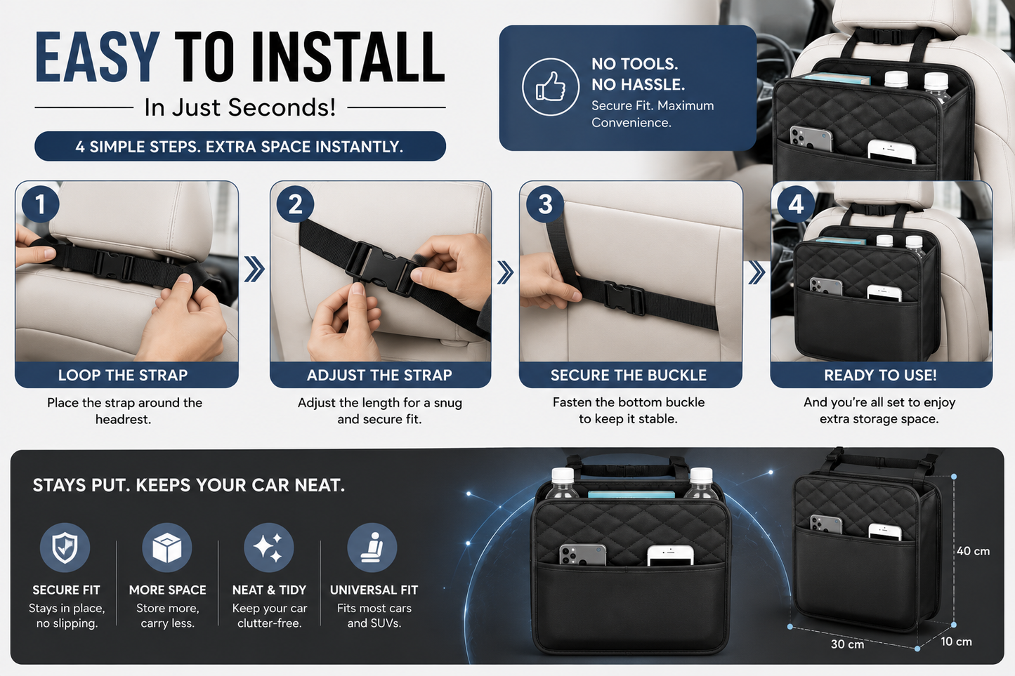 Car Seat Organizer