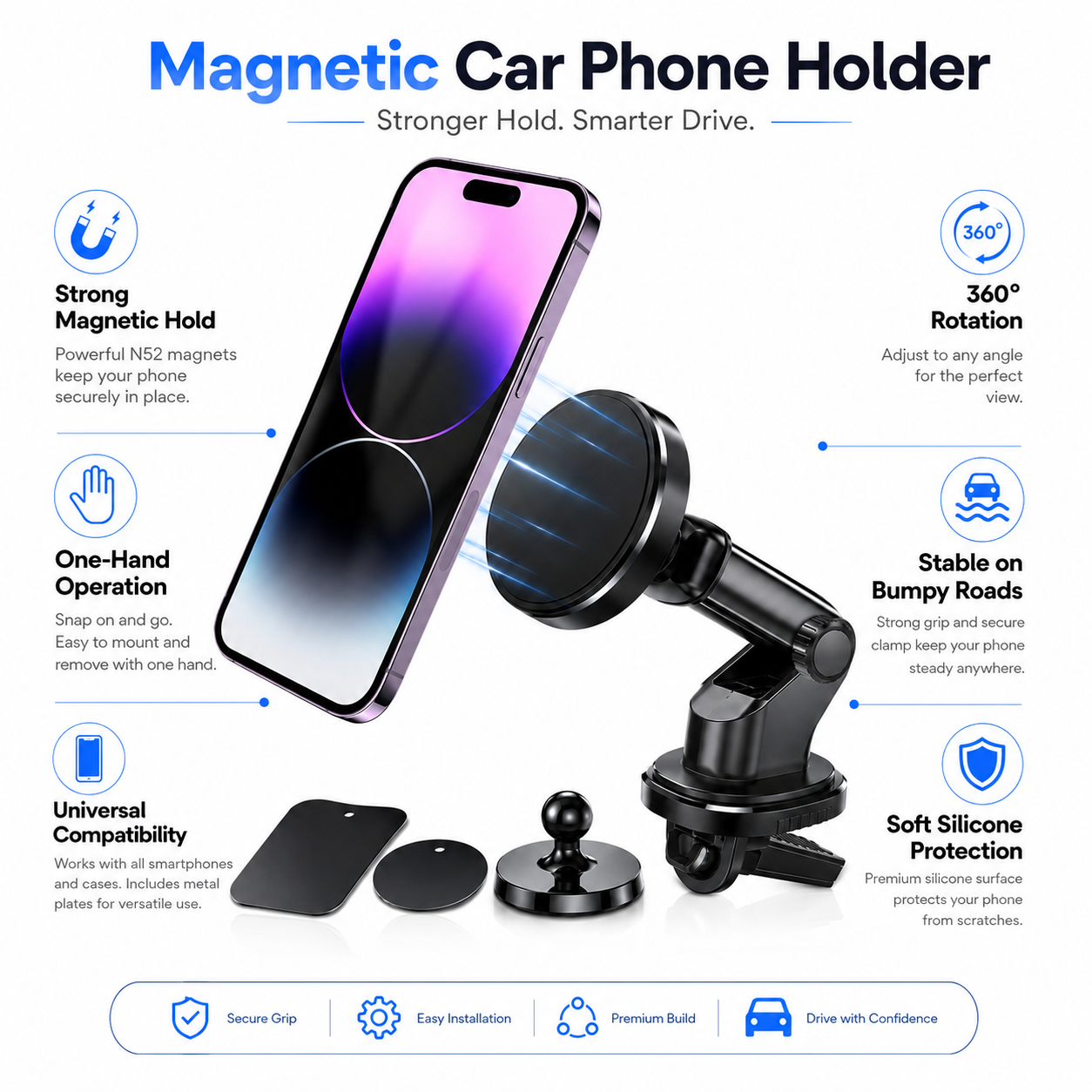 MagVault 360 Phone Mount