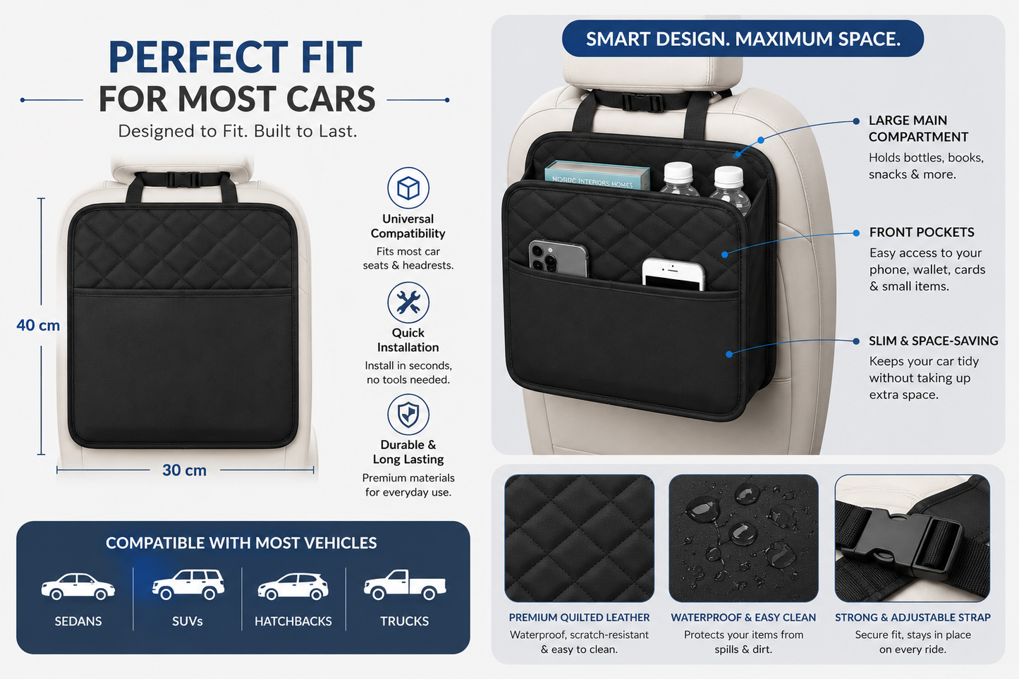 Car Seat Organizer