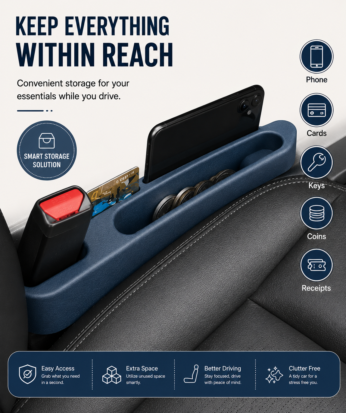 Car Seat Gap Filler